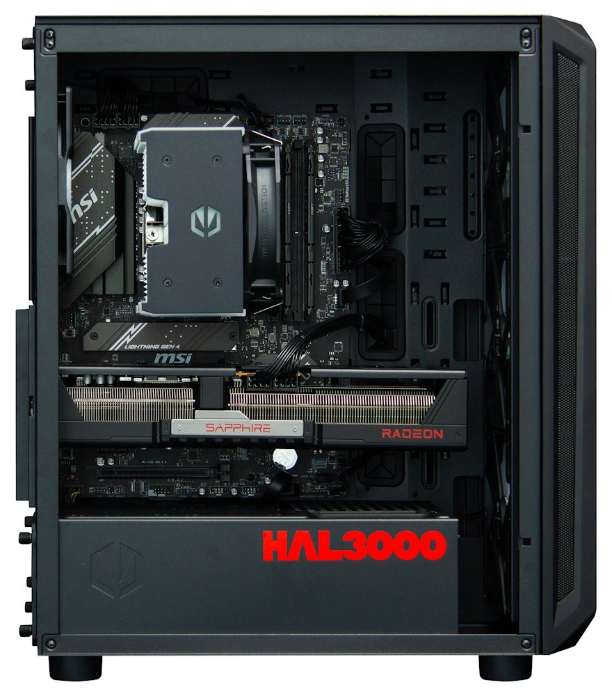 HAL3000 Alfa Gamer Pro XT / AMD Ryzen 7 7800X3D/ 32GB DDR5/ RX 9070 XT/ 2TB PCIe4 SSD/ WiFi/ W11