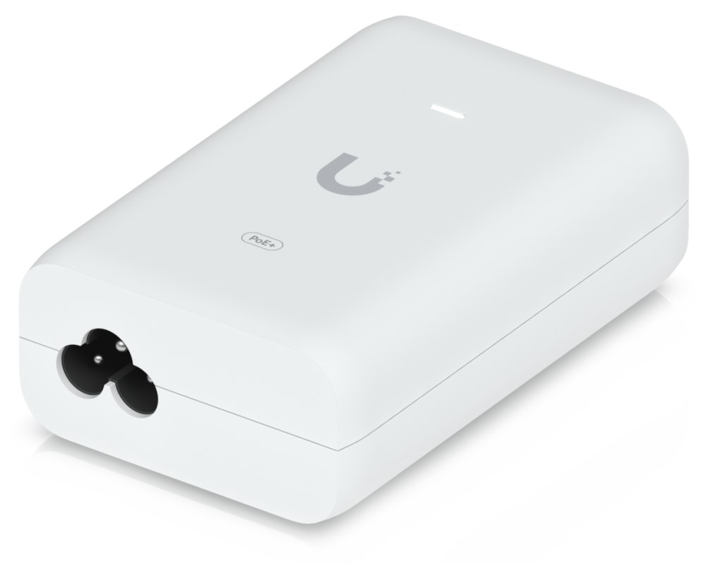 Ubiquiti UniFi 2.5G PoE+ Adapter (30W) - 2.5Gigabit PoE injektor, 48V, 30W, včetně napájecího kabelu