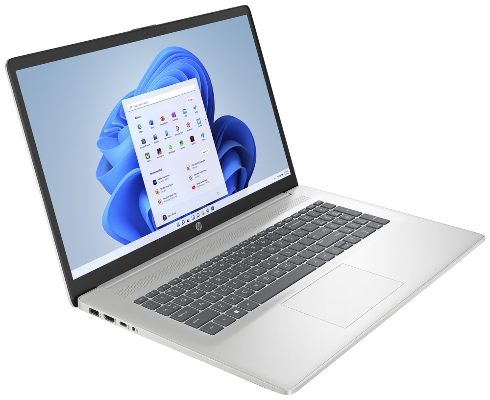 HP 17-cn2004nc/ i5-1235U/ 16GB DDR4/ 512GB SSD/ Intel Iris Xe 17,3"FHD,matný/ W11H/ stříbrný