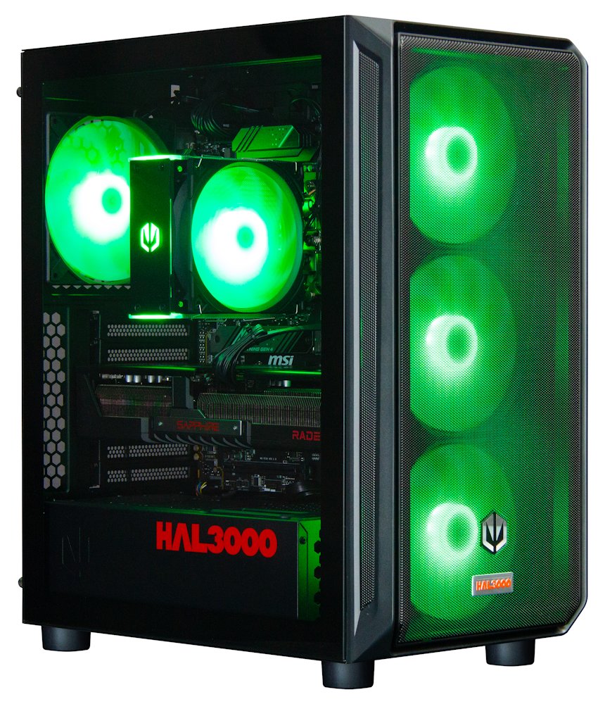 HAL3000 Alfa Gamer XT / AMD Ryzen 5 7600/ 32GB DDR5/ RX 9070 XT/ 2TB PCIe4 SSD/ WiFi/ W11