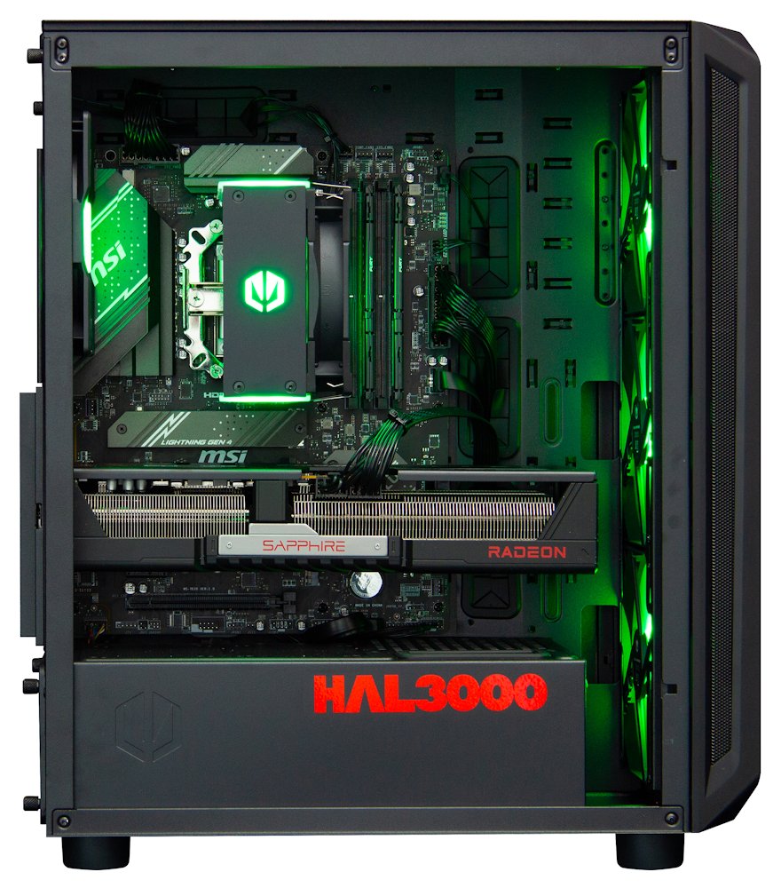HAL3000 Alfa Gamer XT / AMD Ryzen 5 7600/ 32GB DDR5/ RX 9070 XT/ 2TB PCIe4 SSD/ WiFi/ W11