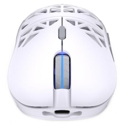 Endorfy myš LIV Plus Onyx White Wireless / PAW3395 / Khail GM 8.0 / bezdrátová / ultralehká / dockovací stanice / bílá