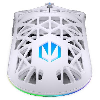Endorfy myš LIV Plus Onyx White Wireless / PAW3395 / Khail GM 8.0 / bezdrátová / ultralehká / dockovací stanice / bílá