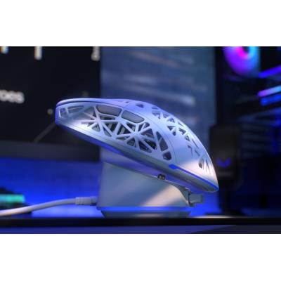 Endorfy myš LIV Plus Onyx White Wireless / PAW3395 / Khail GM 8.0 / bezdrátová / ultralehká / dockovací stanice / bílá