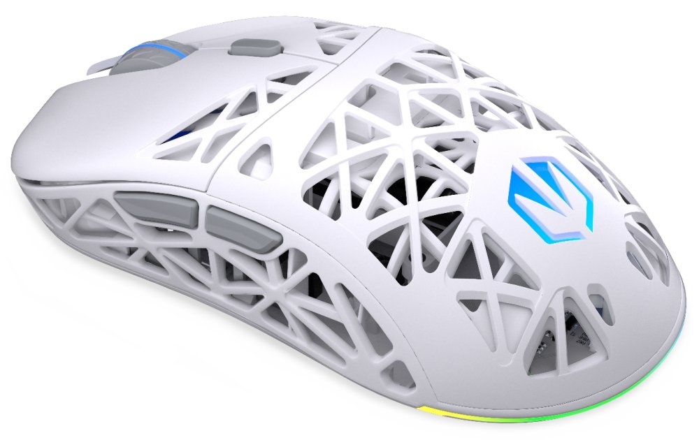 Endorfy myš LIV Wireless Onyx White / PAW3311 / Khail GM 4.0 / ARGB / bezdrátová / ultralehká / bílá