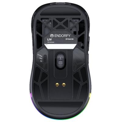 Endorfy myš LIV Wireless / PAW3311 / Khail GM 4.0 / ARGB / bezdrátová / ultralehká / černá