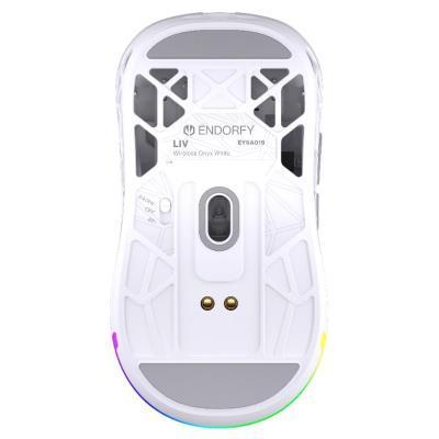 Endorfy myš LIV Wireless Onyx White / PAW3311 / Khail GM 4.0 / ARGB / bezdrátová / ultralehká / bílá