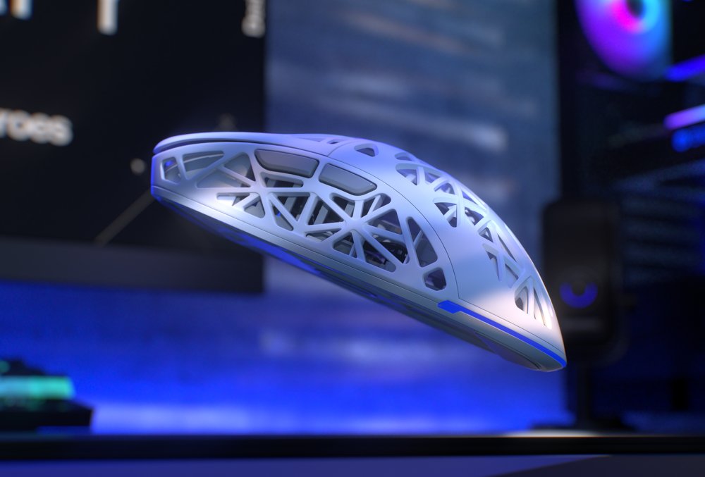 Endorfy myš LIV Wireless Onyx White / PAW3311 / Khail GM 4.0 / ARGB / bezdrátová / ultralehká / bílá