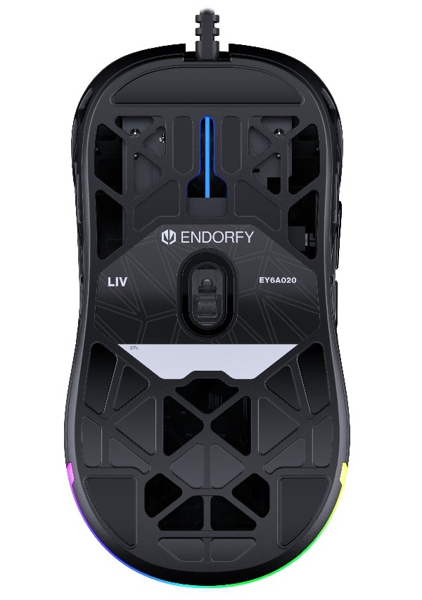 Endorfy myš LIV / PAW3311 / Khail GM 4.0 / ARGB / drátová / ultralehká / černá