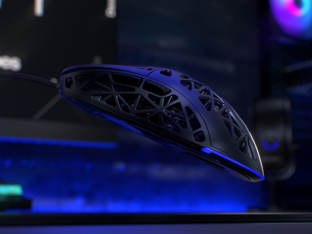 Endorfy myš LIV / PAW3311 / Khail GM 4.0 / ARGB / drátová / ultralehká / černá