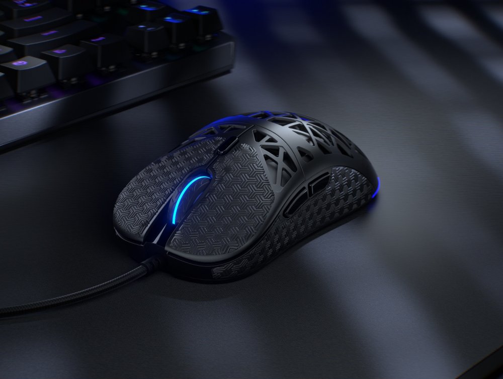 Endorfy myš LIV / PAW3311 / Khail GM 4.0 / ARGB / drátová / ultralehká / černá