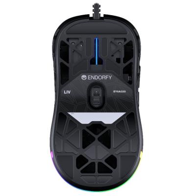 Endorfy myš LIV / PAW3311 / Khail GM 4.0 / ARGB / drátová / ultralehká / černá
