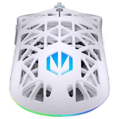 Endorfy myš LIV Onyx White / PAW3311 / Khail GM 4.0 / ARGB / drátová / ultralehká / bílá