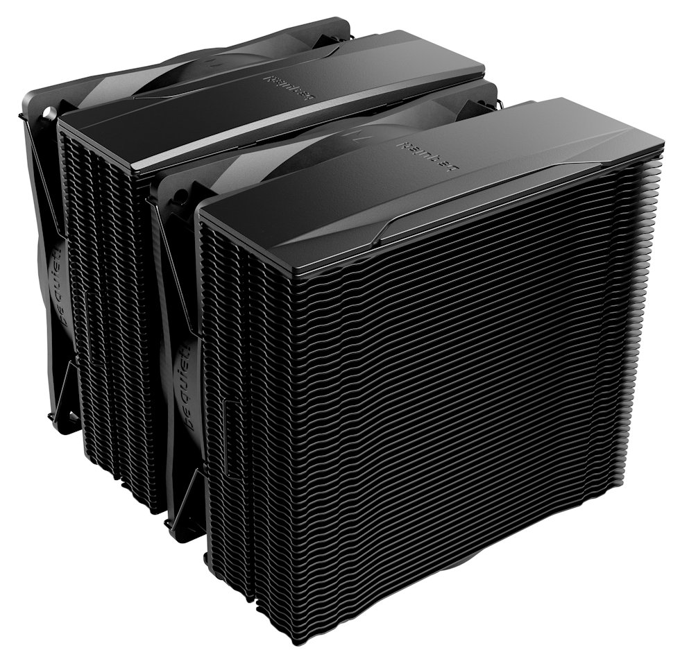 Be quiet! chladič CPU PURE ROCK PRO 3 LX Black / 2x120mm PWM ARGB fan / 6xheatpipe / černý