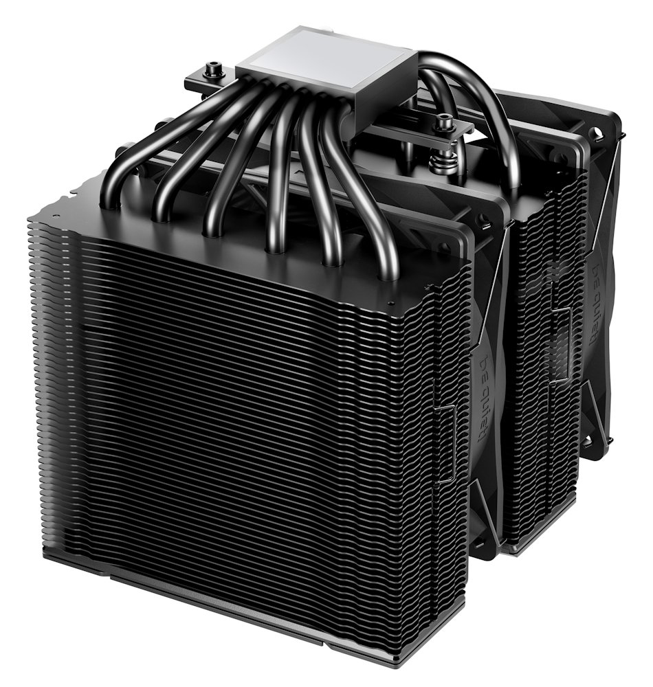 Be quiet! chladič CPU PURE ROCK PRO 3 LX Black / 2x120mm PWM ARGB fan / 6xheatpipe / černý