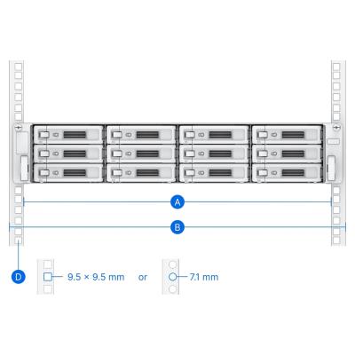 Synology RKS-02 sada posuvných ližin pro RackStation