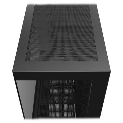 DEEPCOOL skříň CH690 DIGITAL ATX / 2xUSB 3.0 / USB-C / až 10x gan / panoramatická / černá