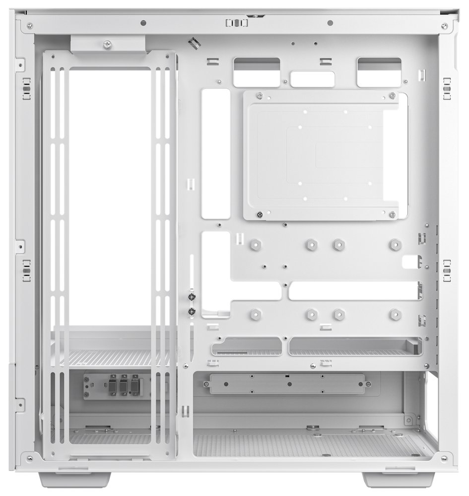 DEEPCOOL skříň CH690 DIGITAL ATX / 2xUSB 3.0 / USB-C / až 10x gan / panoramatická / bílá