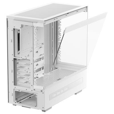 DEEPCOOL skříň CH690 DIGITAL ATX / 2xUSB 3.0 / USB-C / až 10x gan / panoramatická / bílá
