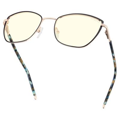 GUNNAR kancelářske/herní brýle  ERIKA INDIGO/GOLD čirá skla BLF 35 GUNNAR focus