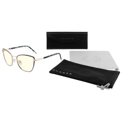 GUNNAR kancelářske/herní brýle  ERIKA INDIGO/GOLD čirá skla BLF 35 GUNNAR focus