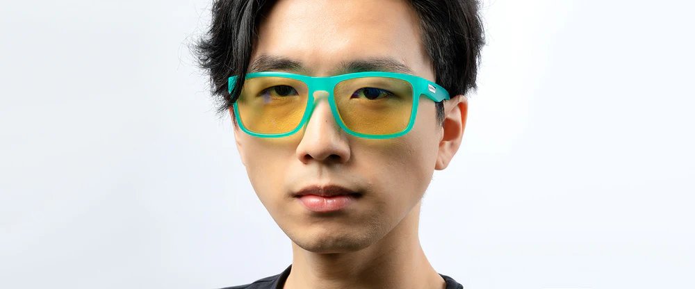 GUNNAR kancelářske/herní brýle INTERCEPT POP EMERALD GREEN * jantarová skla * BLF 65 * GUNNAR focus