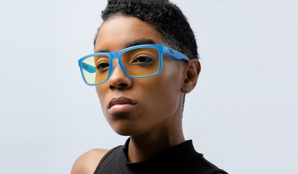 GUNNAR kancelářske/herní brýle INTERCEPT POP COBALT BLUE * jantarová skla * BLF 65 * GUNNAR focus