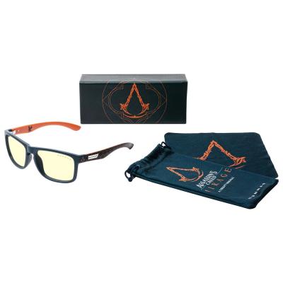 GUNNAR kancelářské/herní brýle INTERCEPT ASSASSIN’s CREED MIRAGE EDITION INDIGO * jantarová skla * BLF 65 * GUNNAR focus