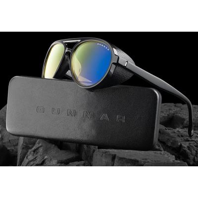 GUNNAR kancelářské/herní brýle TALLAC ONYX * jantarová skla * BLF 65 * GUNNAR focus