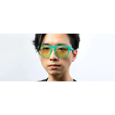 GUNNAR kancelářske/herní brýle INTERCEPT POP EMERALD GREEN * jantarová skla * BLF 65 * GUNNAR focus