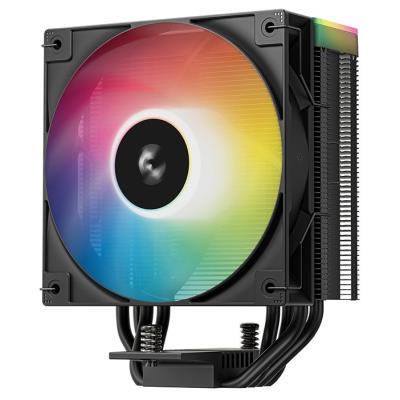 DEEPCOOL chladič AG400 ARGB V2 / 120mm fan ARGB / 4x heatpipes / PWM / pro Intel i AMD / černý