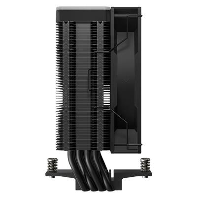 DEEPCOOL chladič AG400 ARGB V2 / 120mm fan ARGB / 4x heatpipes / PWM / pro Intel i AMD / černý