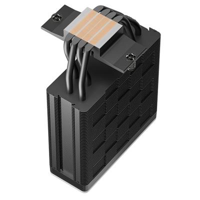 DEEPCOOL chladič AG400 ARGB V2 / 120mm fan ARGB / 4x heatpipes / PWM / pro Intel i AMD / černý