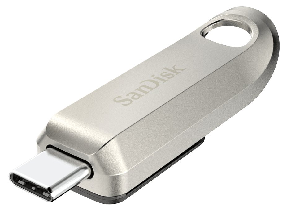 SanDisk Ultra Luxe USB Type-C  Flash Drive 64GB  / USB Type-C / USB 3.2 Gen 1 / Premium Metal Design