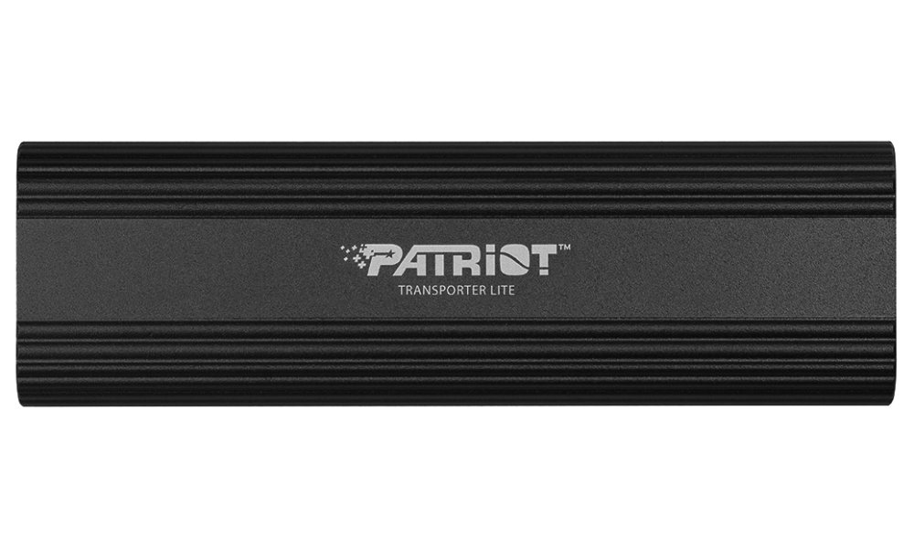 PATRIOT TRANSPORTER Lite 512GB Portable SSD / USB 3.2 Gen2 / USB-C / externí / hliníkové tělo / černý