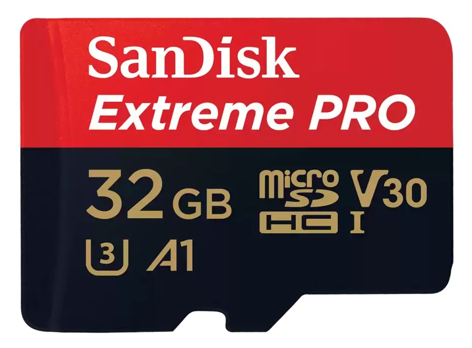 SanDisk Extreme PRO microSDHC 32GB / A1 C10 V30 UHS-I U3 / SD Adaptér / + RescuePRO