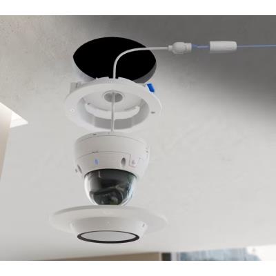 Ubiquiti UniFi AI Dome Camera Flush Mount W - Instalační krabice na strop/zeď pro UniFi AI Dome, zápustná, bílá
