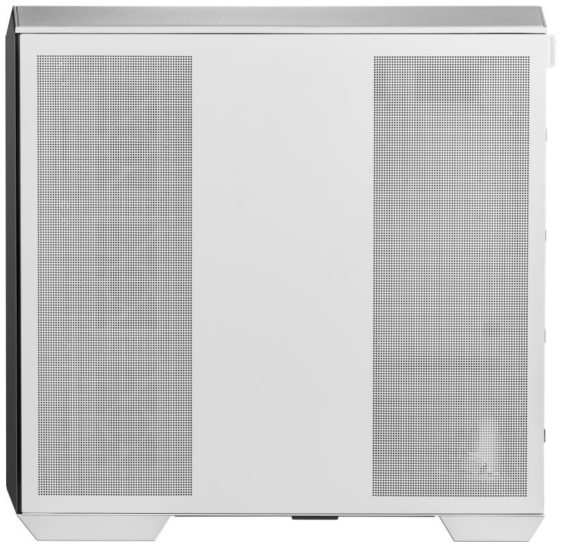 POUŽITÉ - MSI skříň MAG PANO M100R PZ White/ bez zdroje/ levé a přední sklo/ 4x 120 mm A-RGB fan/ 1x USB-C/ 1x USB3.2/ ...