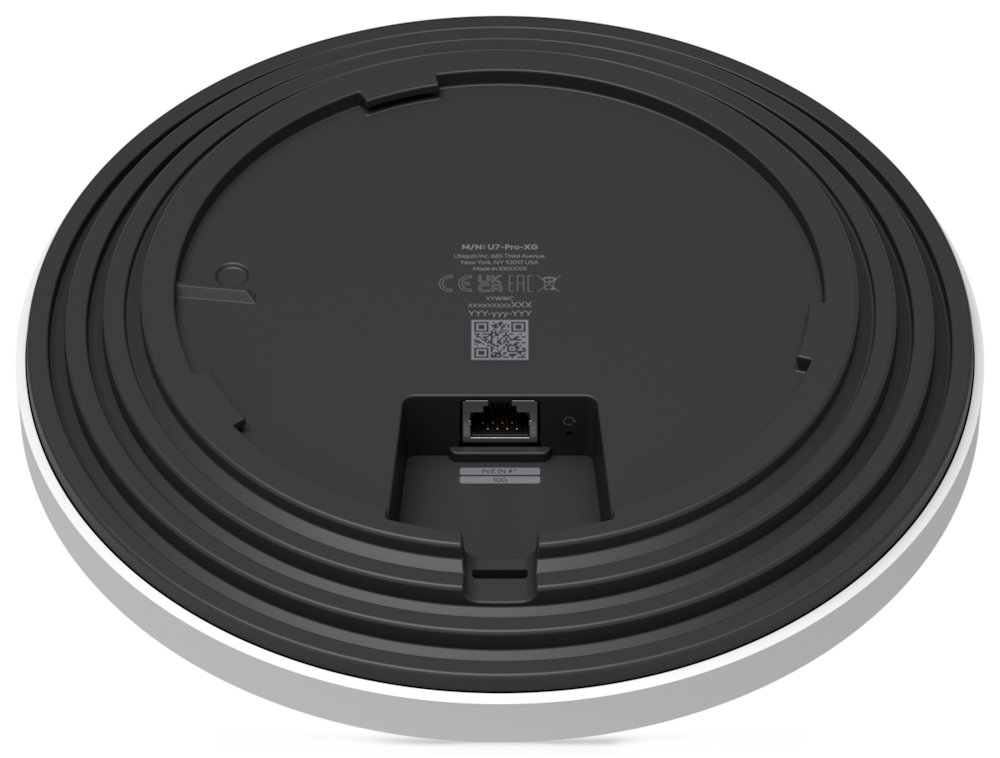 Ubiquiti UniFi U7 Pro XG - Wi-Fi 7 AP, 2.4/5/6GHz, až 10.8 Gbps, 1x 10GbE, PoE+ (bez PoE injektoru), bílá