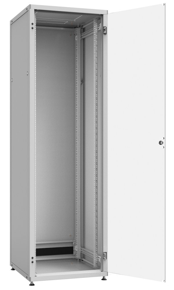 Solarix rozvaděč LC-50 42U, 600x800 RAL 7035, skleněné dveře