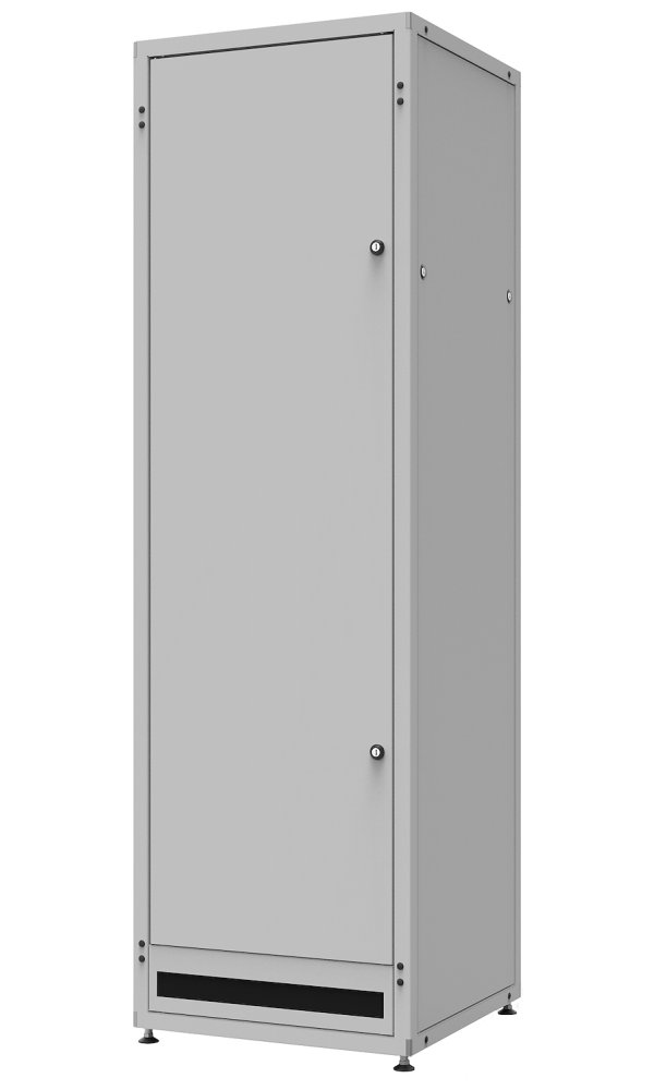 Solarix rozvaděč LC-50 42U, 600x800 RAL 7035, skleněné dveře