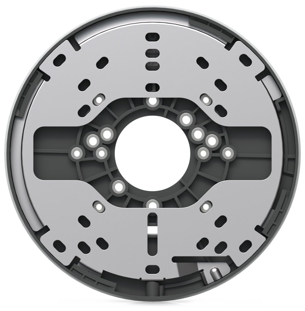 Ubiquiti UniFi Gang Box Mounting Plate - Instalační deska na zeď pro kamery UniFi Pro, Bullet, Dome, Turret, PTZ, bílá