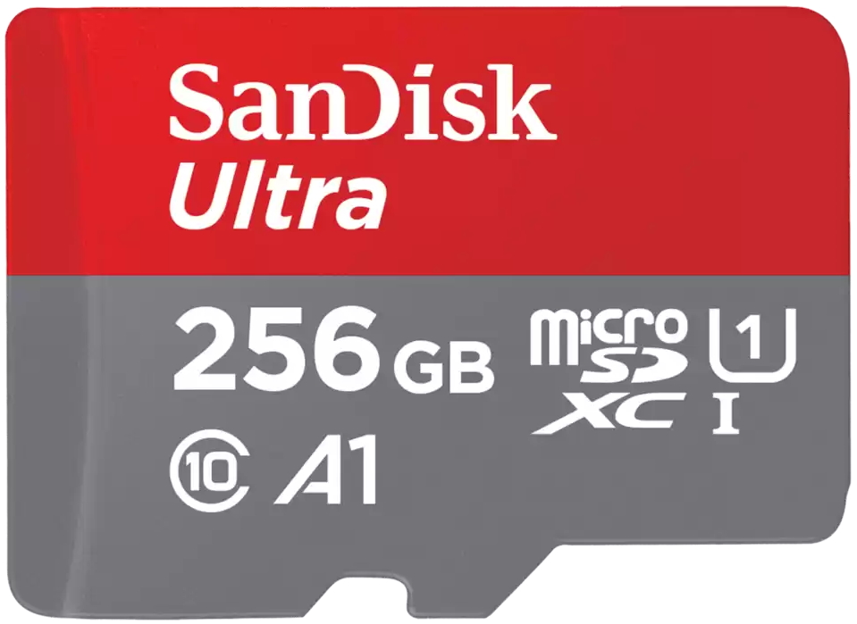 SanDisk Ultra microSDXC 256GB / A1 Class 10 UHS-I / up to 150MB/s / + SD adaptér