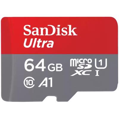 SanDisk Ultra microSDXC 64GB / A1 Class 10 UHS-I / up to 140MB/s / + SD adaptér