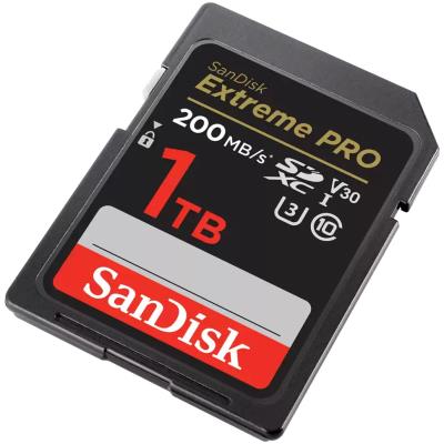 SanDisk Extreme PRO 1TB SDXC / UHS-I, Class 10, U3, V30 /  up to 200MB/s & 140MB/s Read/Write / + 2 years RescuePRO