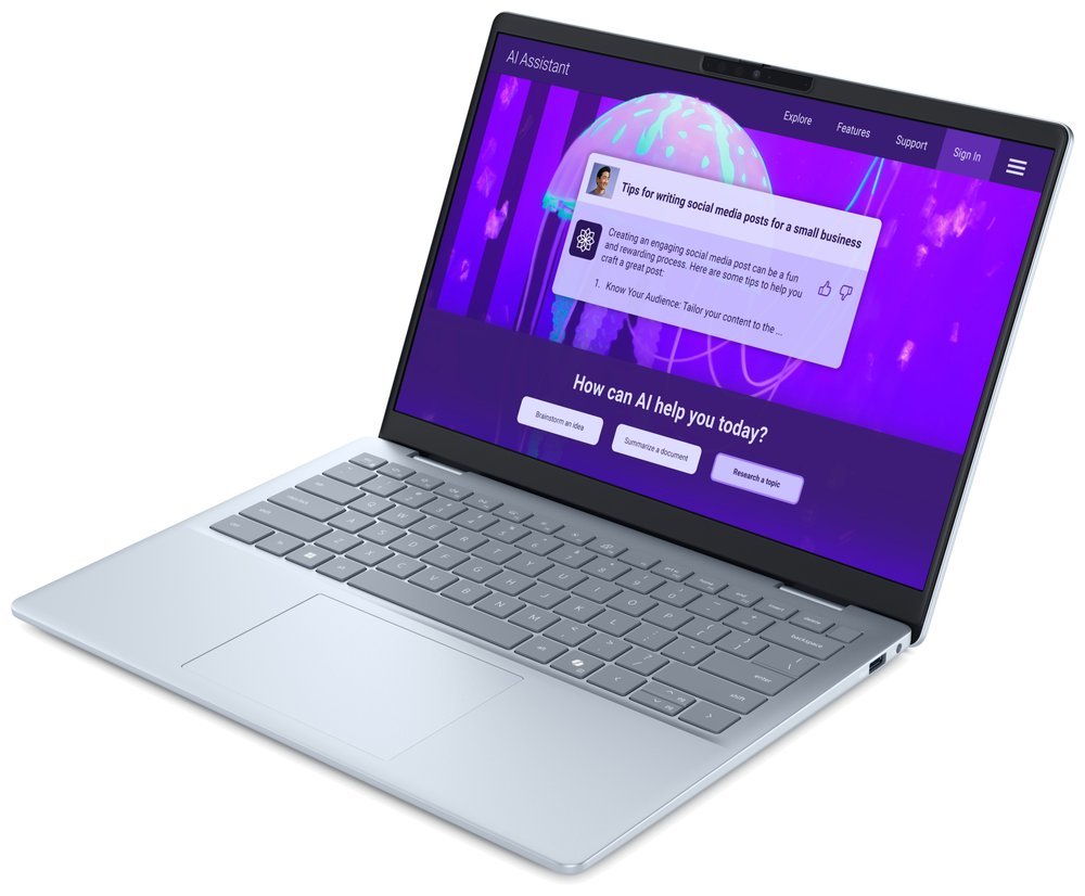 DELL 14 Plus Touch /Core Ultra 7 256V/ 16GB/ 1TB SSD/ 14" FHD+ dotyk/ FPR/ W11Pro/ modrý/ 3Y PS on-site