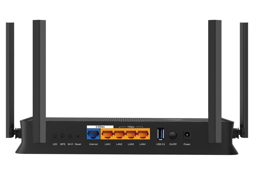 POUŽITÉ - TP-Link Archer BE230 Wi-Fi 7 Router, Dual-Band, 688 Mbps 2.4GHz + 2880 Mbps 5GHz, 1x 2.5GWAN, 1x 2.5GLAN, 3x ...