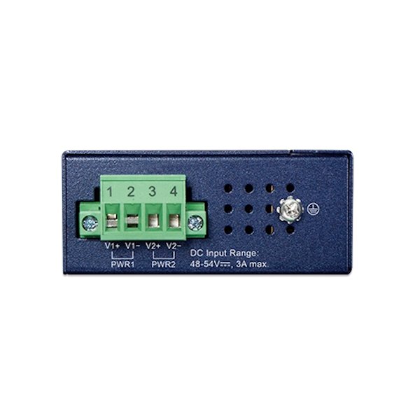 Planet IGS-514PT kompaktní průmyslový L2/L4 switch, 4x1Gb, 1x1G SFP, 4x1Gb PoE+ 802.3at 120W, -40~75°C, IP30, fanless