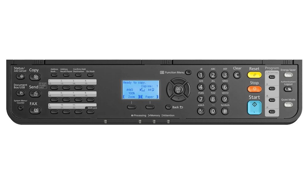 Kyocera ECOSYS MA4000fx/ A4 MFP/Fax/ černobílá / 40ppm/ duplex/ DADF/ USB/ LAN/ Displej/Mobile Print app