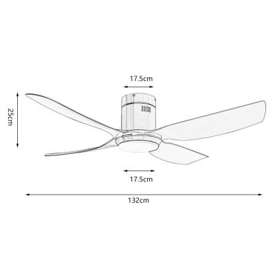 IMMAX NEO LITE PURE SMART LED stropní svítidlo s ventilátorem 24W, Wi-Fi, TUYA, černo-stříbrné